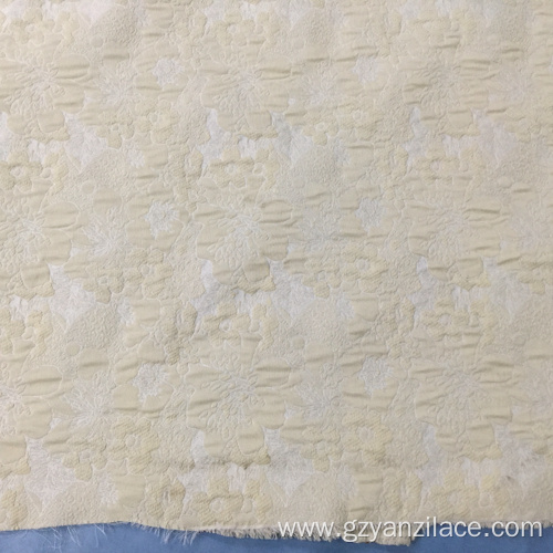 Beige Brocade Fabric Jacquard Fabric